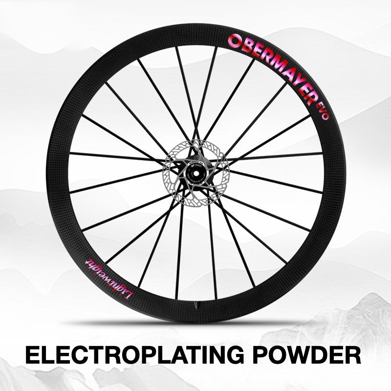 Lightweight Obermayer EVO Wheel Decal Sticker Kit – Logo Cover & Color Change