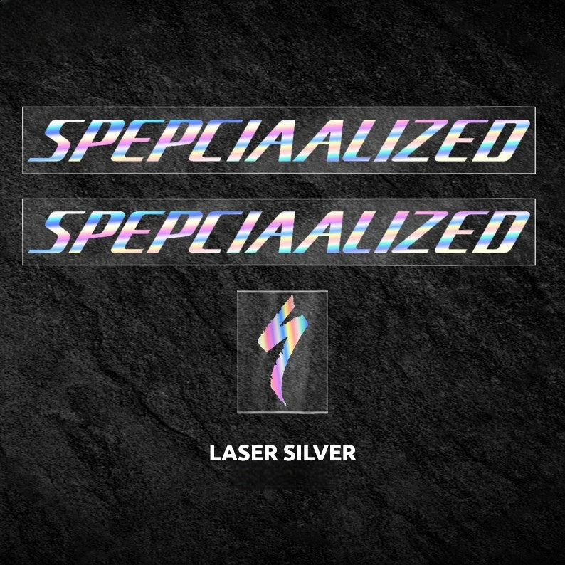 Specialized Aethos Frame Logo Cover Decal Sticker | Waterproof Custom Lightweight Road Bike Frame Decal
