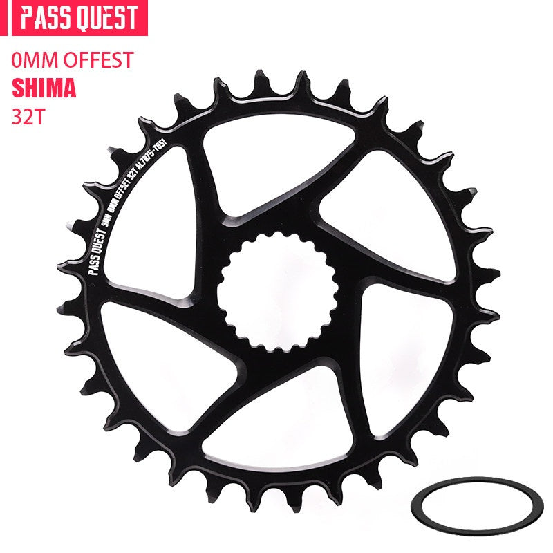 PASS QUEST Shimano Direct-Mount Narrow-Wide Chainring | M6100 M7100 M8100 M9100 | 0mm Offset