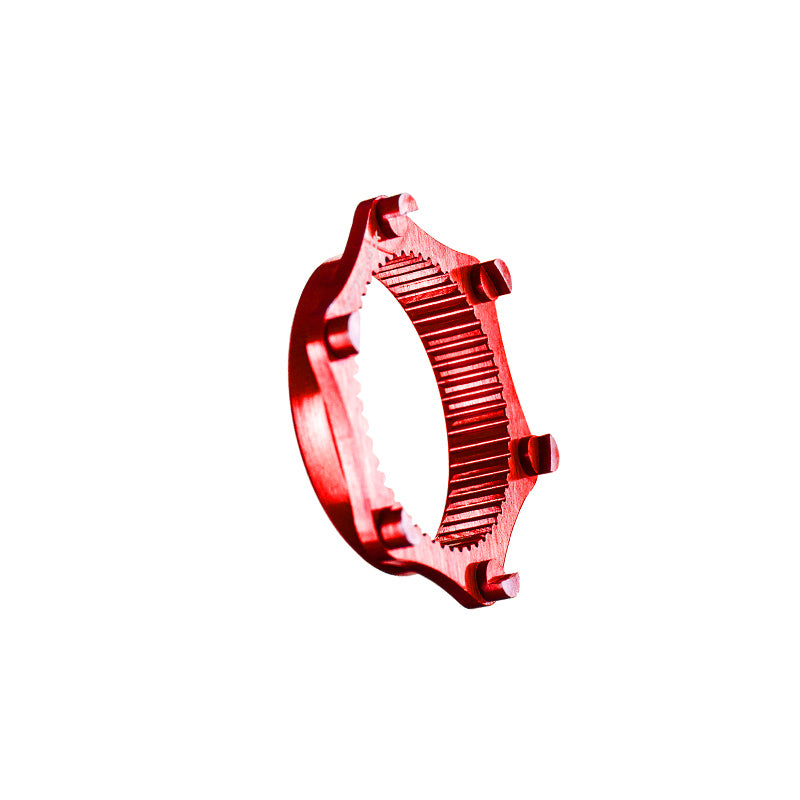 Chaser Adaptateur 6 boulons vers verrouillage central – Ultra-léger 8,2 g, aluminium CNC 7075 1 pièce