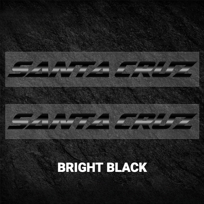 SANTA CRUZ Blur 4 Frame Logo Decal Kit | Custom Color Change MTB Sticker