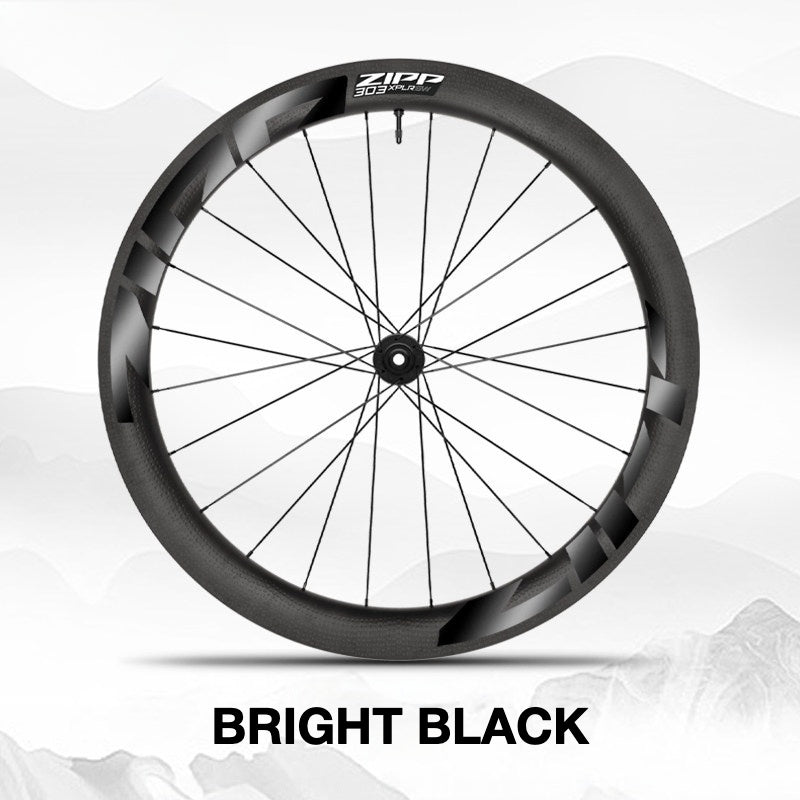 2025 ZIPP 303 XPLR SW Wheel Decal Sticker Kit – Reflective Waterproof Gravel Rim Graphics