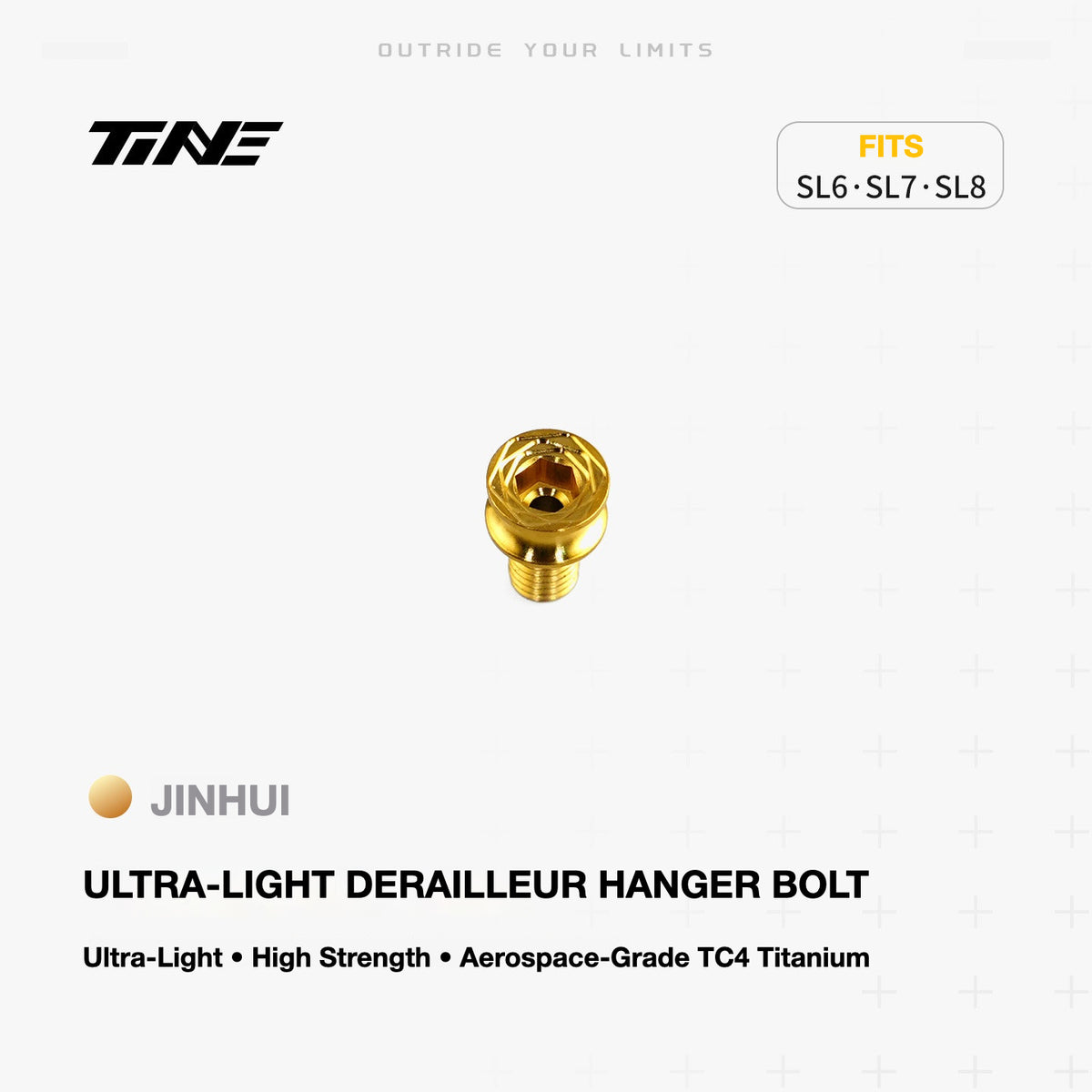 TiNE Ultra-Light Titanium Rear Derailleur Hanger Bolts – Specialized Tarmac SL6 / SL7 / SL8 / SL9