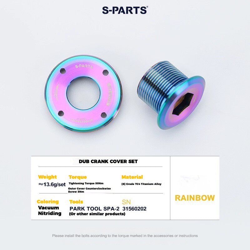 S-PARTS Titanium Drivetrain Hardware – SRAM RED AXS E1 Compatible Upgrade Kit