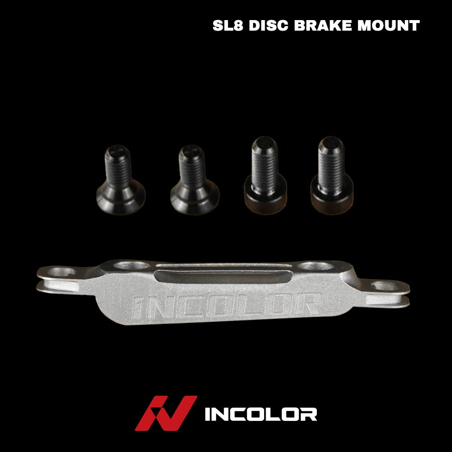 Adaptador de Freio a Disco de Titânio Impresso em 3D para Specialized SL8 / SL7 – Montagens Ultraligeiras Dianteira e Traseira