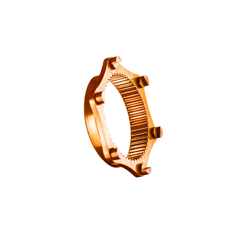 Chaser Adaptateur 6 boulons vers verrouillage central – Ultra-léger 8,2 g, aluminium CNC 7075 1 pièce