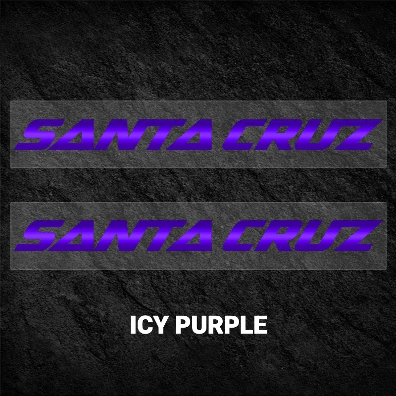 SANTA CRUZ Blur 4 Frame Logo Decal Kit | Custom Color Change MTB Sticker
