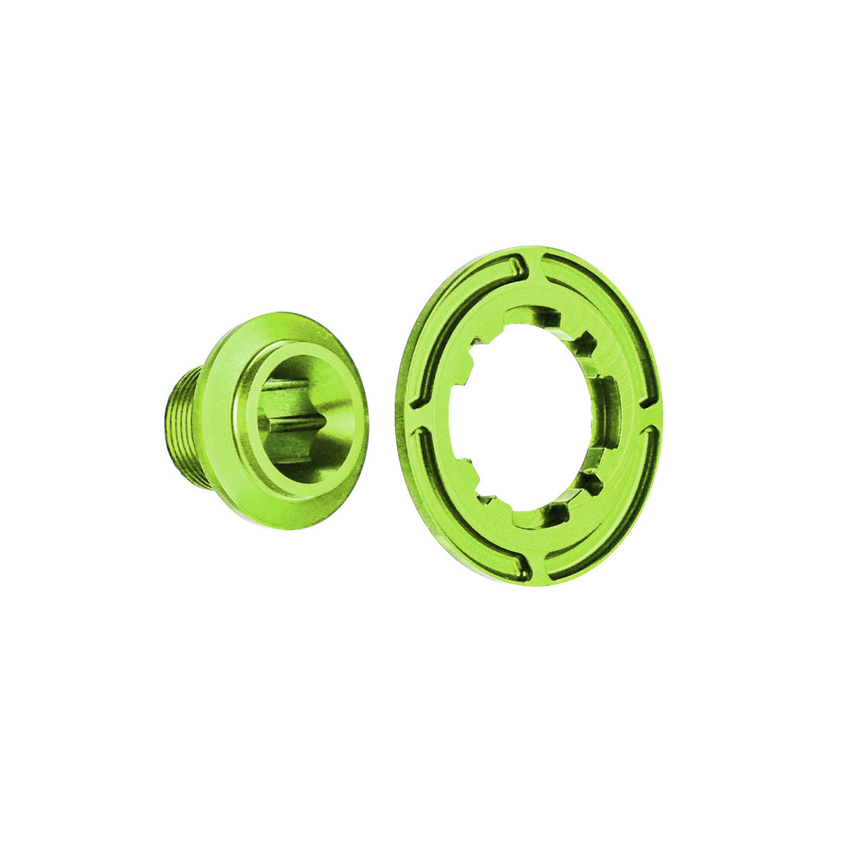Chaser Ultra-Light Aluminum Crank Bolt Kit for Elilee XXE X310｜Chainring Fixing Bolt & Anti-Loosening Cap Set (with Aerodynamic Dust Cap)