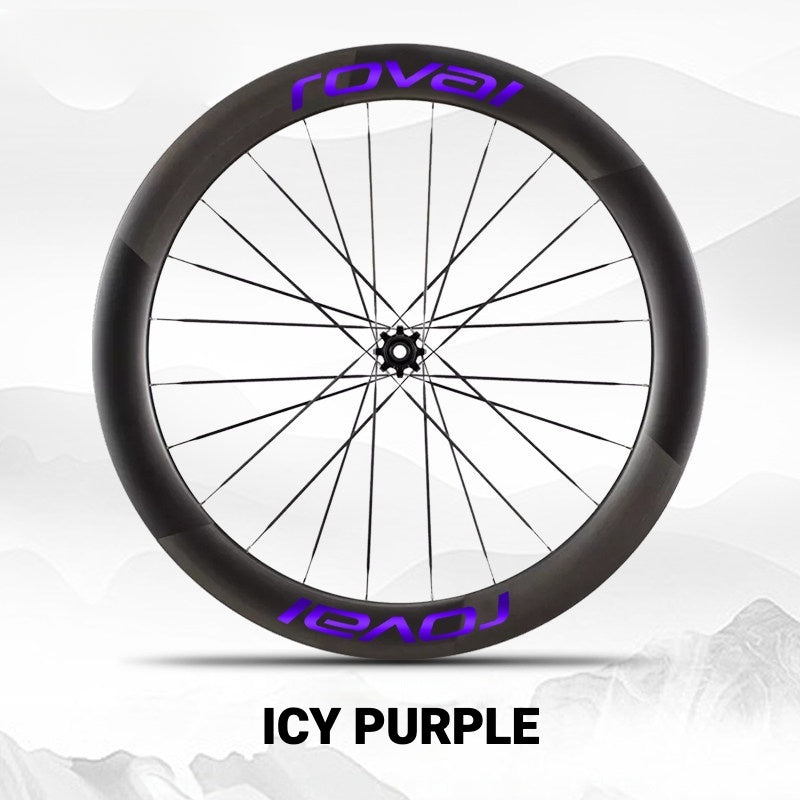 Roval Rapide CL III Wheel Decals | Custom Carbon Wheel Logo Color Change Stickers