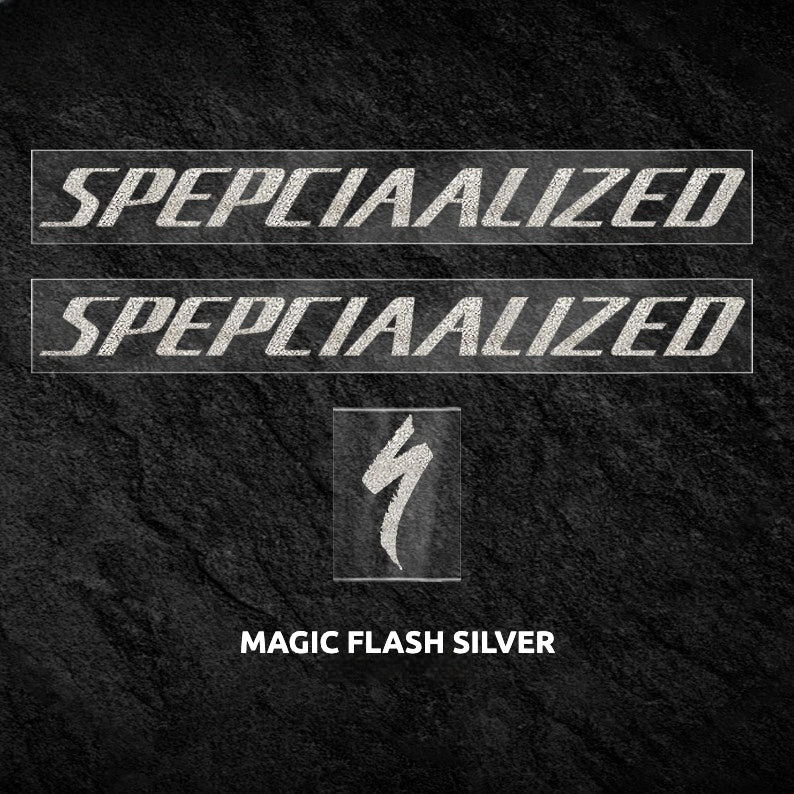 Specialized Aethos Frame Logo Cover Decal Sticker | Waterproof Custom Lightweight Road Bike Frame Decal