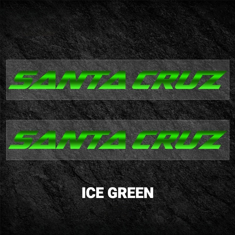 SANTA CRUZ Blur 4 Frame Logo Decal Kit | Custom Color Change MTB Sticker