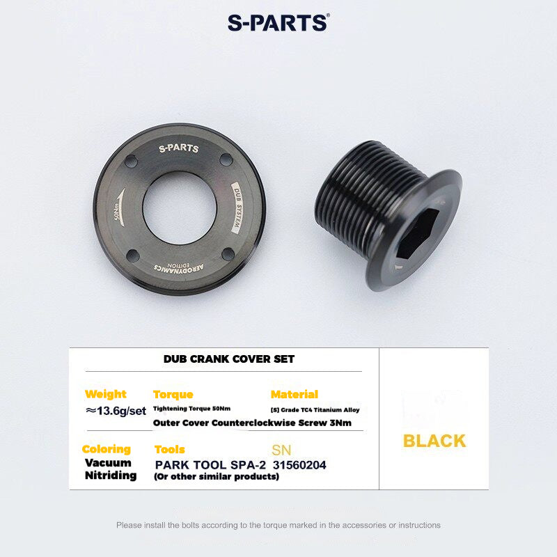 S-PARTS Titanium Drivetrain Hardware – SRAM RED AXS E1 Compatible Upgrade Kit