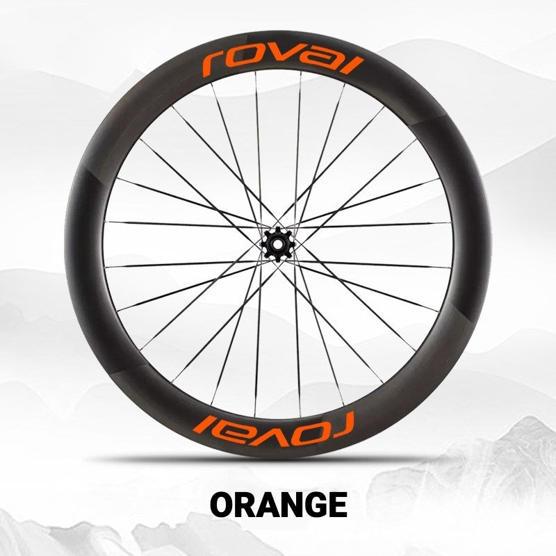 Roval Rapide CL III Wheel Decals | Custom Carbon Wheel Logo Color Change Stickers
