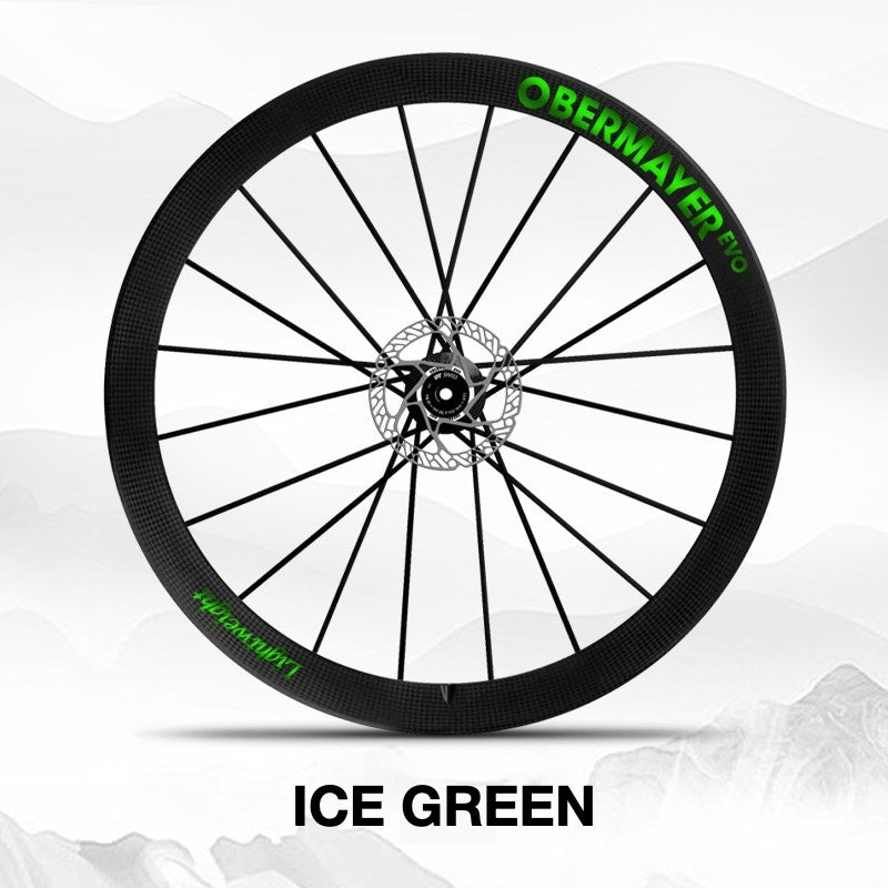Lightweight Obermayer EVO Wheel Decal Sticker Kit – Logo Cover & Color Change