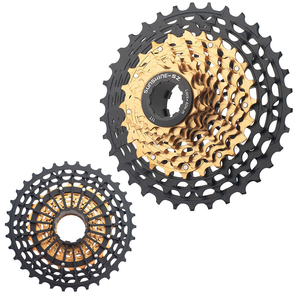 SUNSHINE Road Bike 11 / 12 Speed SLR Ultralight Color Cassette 11-36T HG Freehub 7075 Alloy