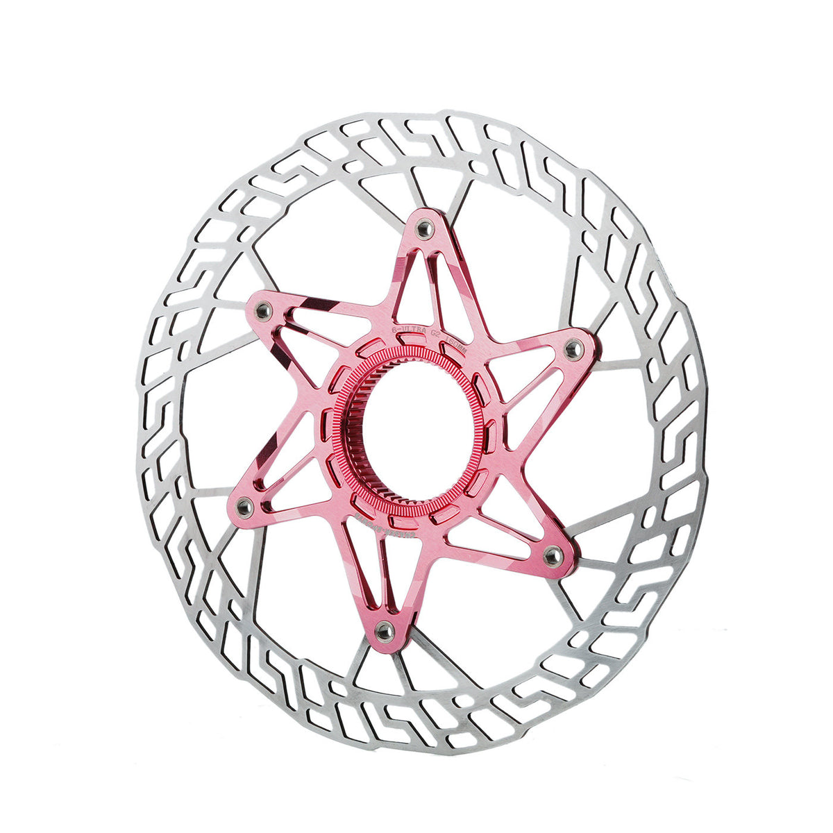 Chaser G2 Rotor de Freio a Disco Ultralight Center Lock 140/160mm | 7075 CNC + SUS420 | Atualização com Rebites de Titânio