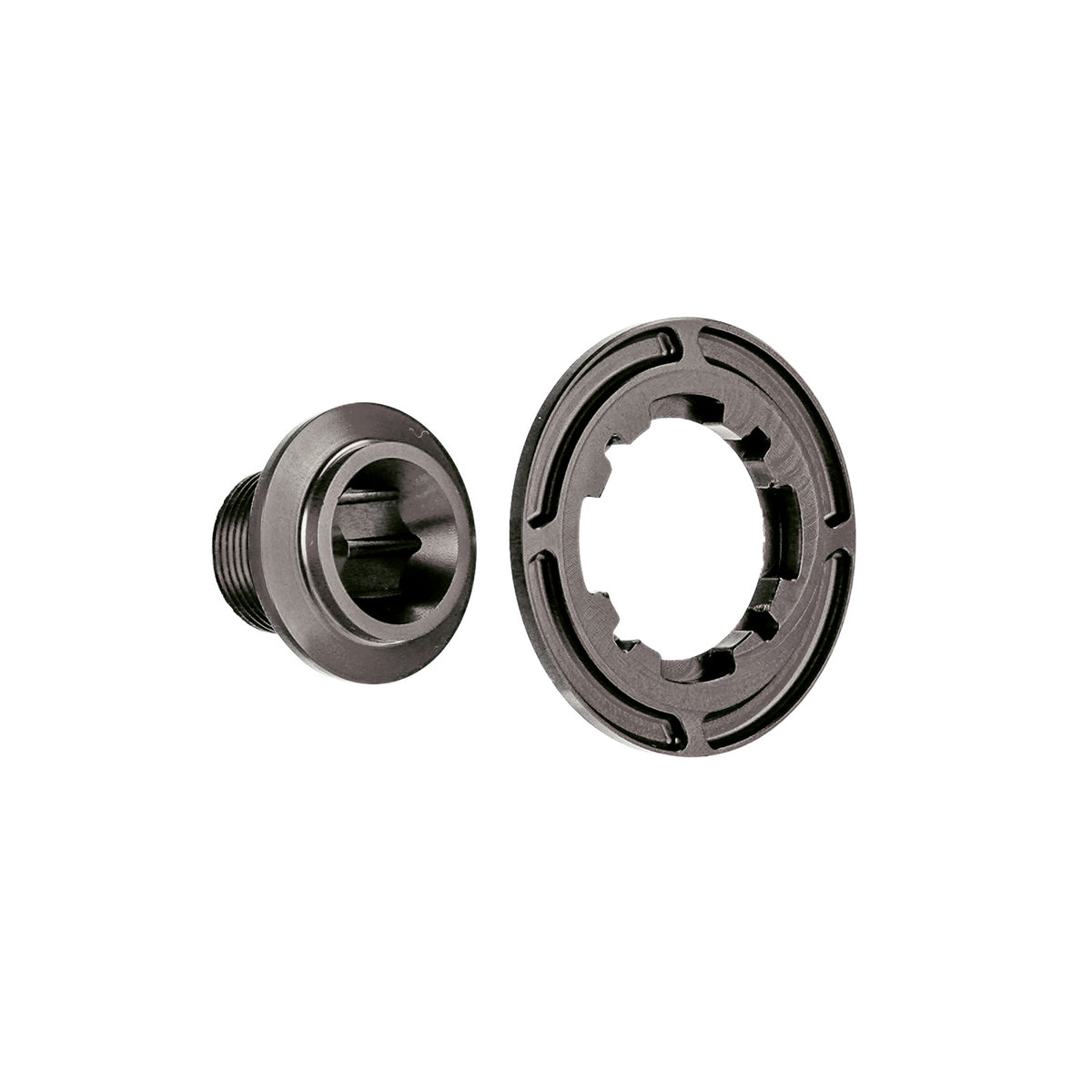 Chaser Ultra-Light Aluminum Crank Bolt Kit for Cybrei GP-3｜Chainring Fixing Bolt & Anti-Loosening Cap Set (with Aerodynamic Dust Cap)