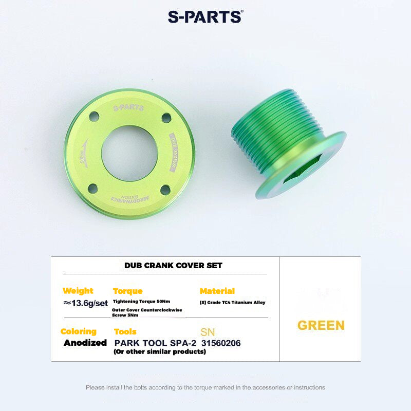 S-PARTS Titanium Drivetrain Hardware – SRAM RED AXS E1 Compatible Upgrade Kit