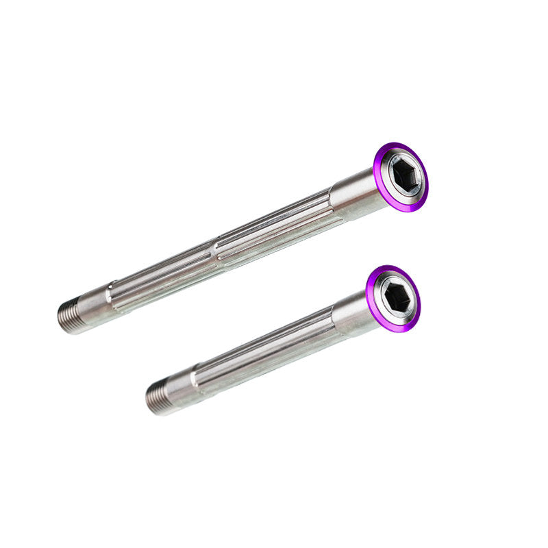 Set d'axes traversants en titane Chaser pour Pinarello DOGMA F – Axes CNC ultra-légers 34g