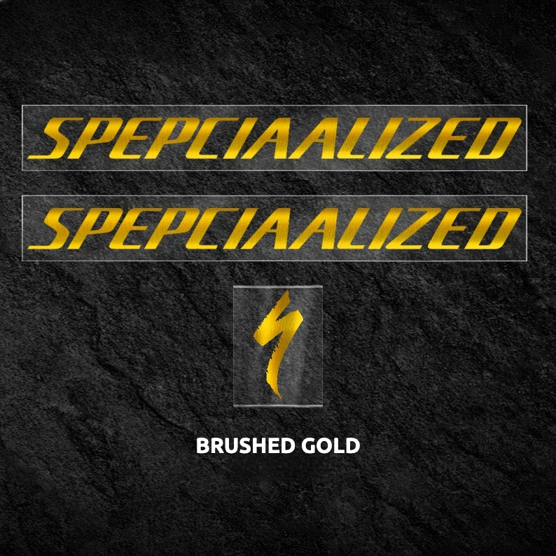 Specialized Aethos Frame Logo Cover Decal Sticker | Waterproof Custom Lightweight Road Bike Frame Decal