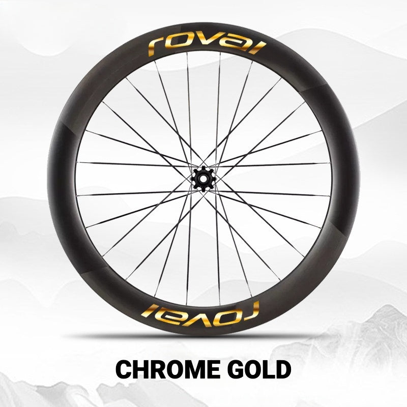 Roval Rapide CL III Wheel Decals | Custom Carbon Wheel Logo Color Change Stickers