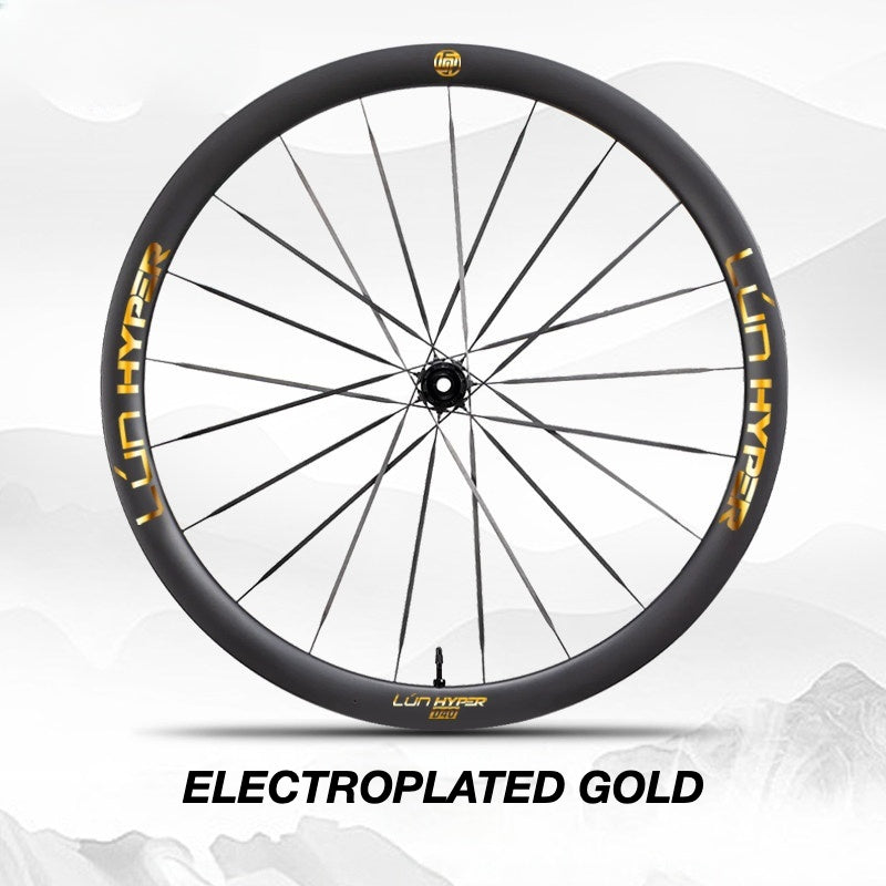 Autocollants Logo Infinity pour Roues Lún HYPER 5 D40 Gen 5 | Autocollants de Jante Imperméables (Jeu Complet pour Deux Roues + Autocollants de Rechange Inclus)