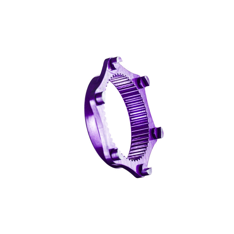Chaser Adaptateur 6 boulons vers verrouillage central – Ultra-léger 8,2 g, aluminium CNC 7075 1 pièce