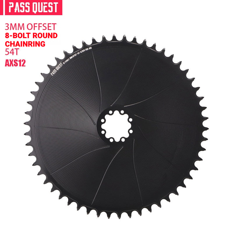 PASS QUEST SRAM AXS 8-Bolt Direct Mount Narrow-Wide Chainring | 3mm Offset 40T–54T