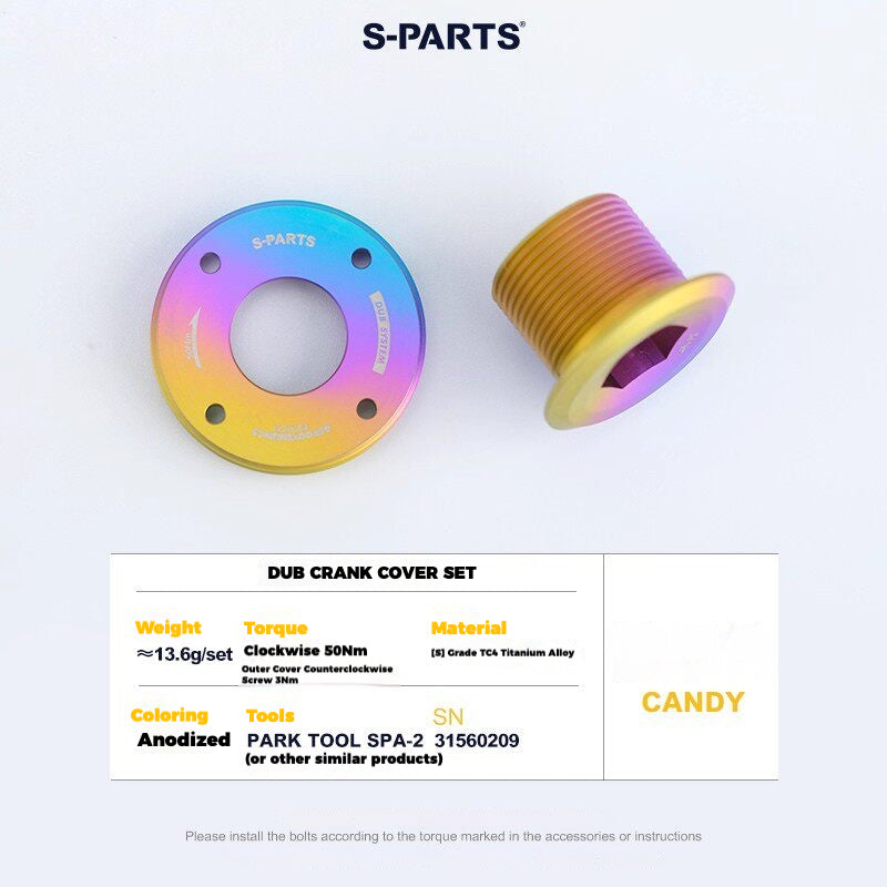 S-PARTS Titanium Drivetrain Hardware – SRAM RED AXS E1 Compatible Upgrade Kit