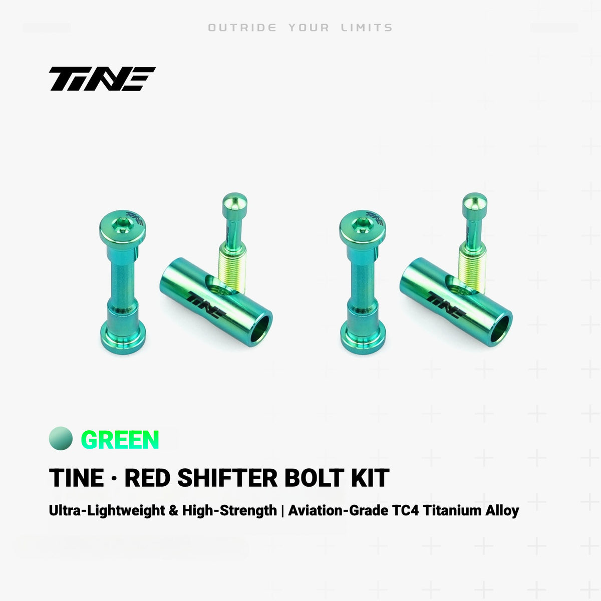 TiNE Titanium Bolt Kit for SRAM RED Shift/Brake Levers | Ultralight Shifter Screw Set 11.4g