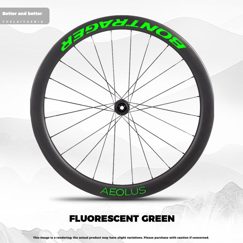 Bontrager Aeolus RSL 51 Decal Stickers | Custom Carbon Rim Decals for Trek Wheelset | Waterproof Vinyl