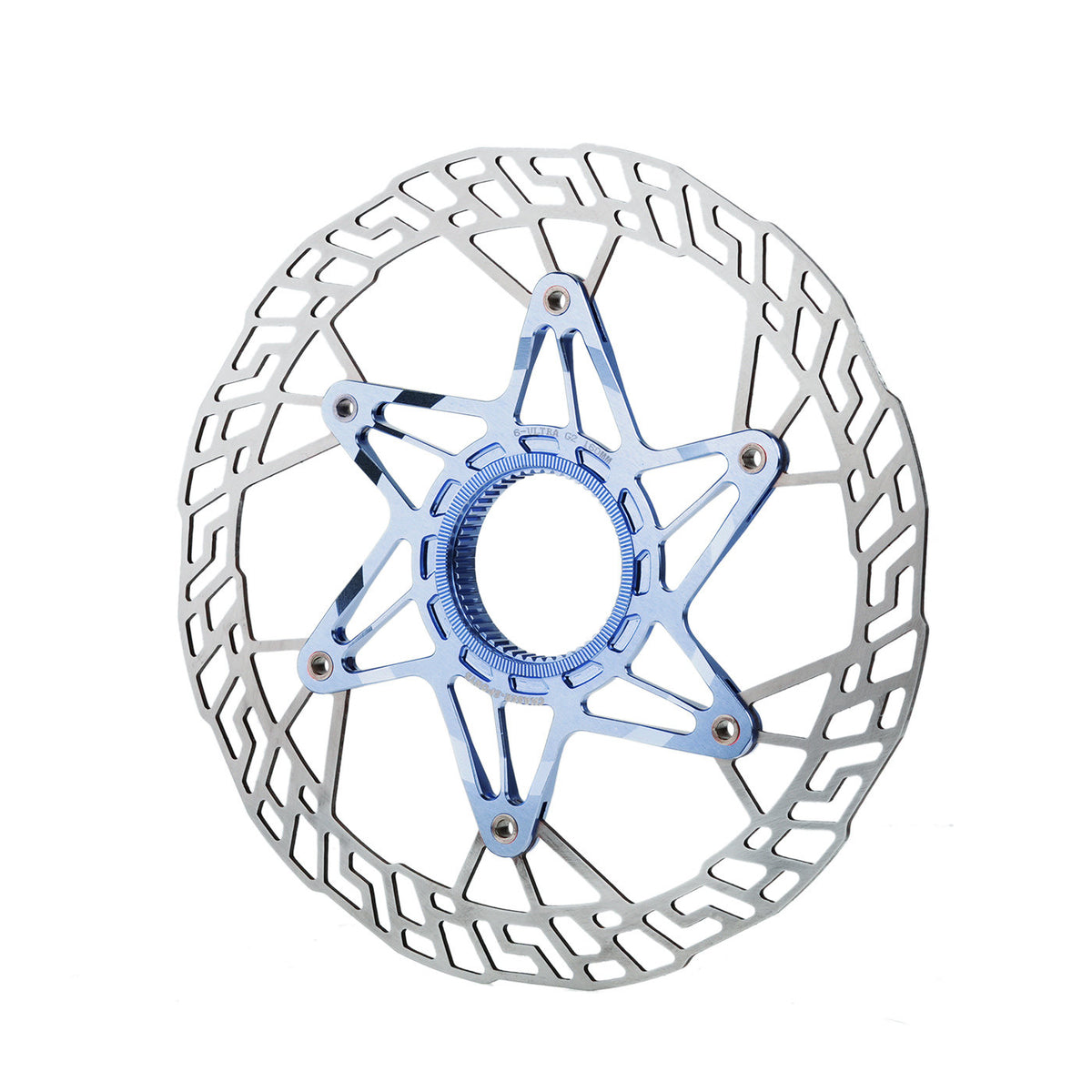 Chaser G2 Rotor de Freio a Disco Ultralight Center Lock 140/160mm | 7075 CNC + SUS420 | Atualização com Rebites de Titânio