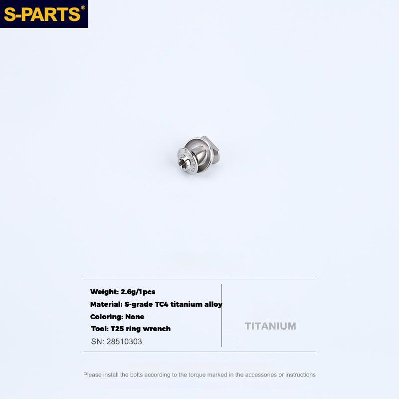 S-PARTS Liga de Titânio Adaptador de Parafuso para Grampos C eeBrakes Série