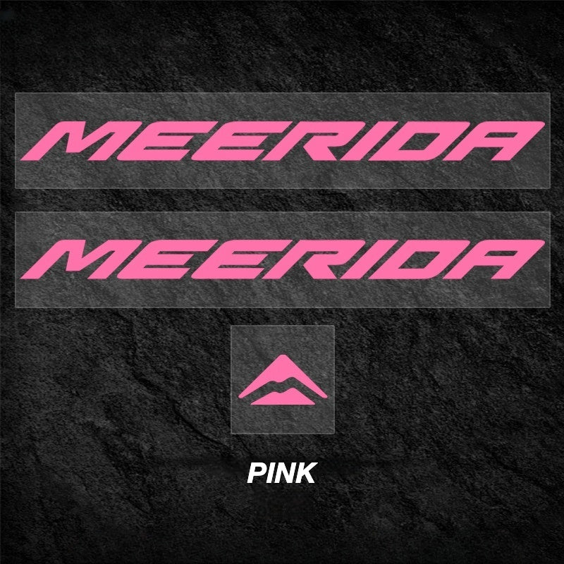 Adesivos com Logo OEM Personalizado para Quadro de Bicicleta de Estrada Merida Reacto | Etiquetas de Sobreposição à Prova d'Água
