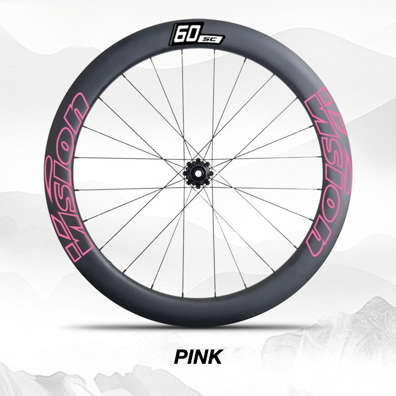 Custom Decal Kit for VISION SC60 Wheels | Road Bike Carbon Rim Wrap Stickers(Complete Wheelset Decal Kit + Spare Set)