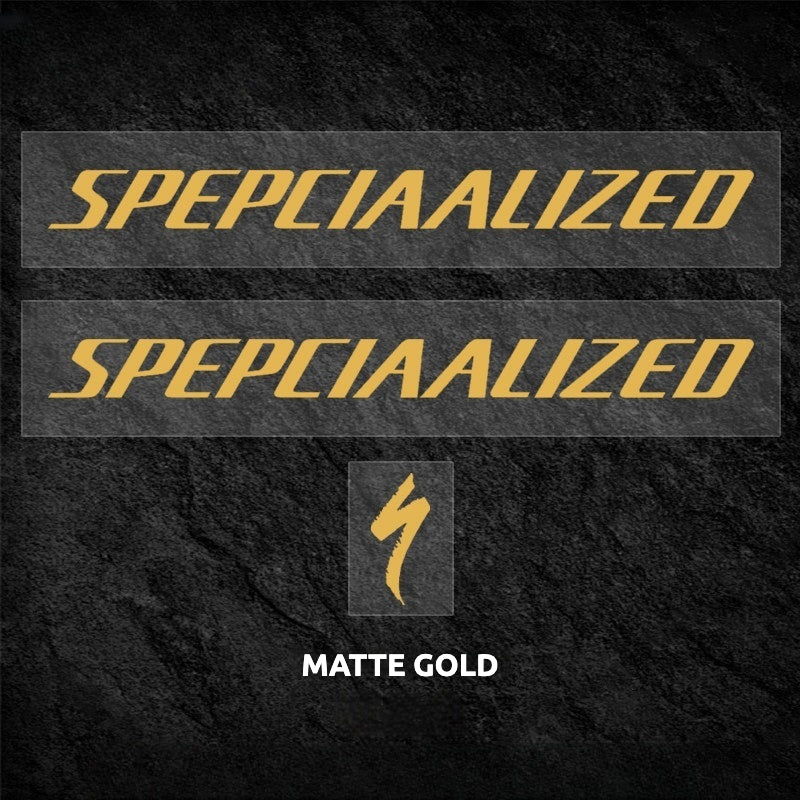 Specialized Aethos Frame Logo Cover Decal Sticker | Waterproof Custom Lightweight Road Bike Frame Decal