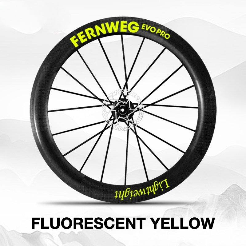 Lightweight Fernweg EVO Pro 63 Wheel Decal Sticker Kit – Logo Cover & Color Change