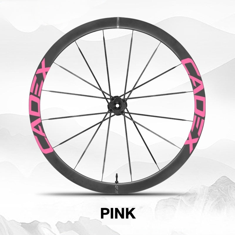 Cadex 36 Disc Wheel Decal Sticker Kit – Premium Logo Cover & Color Change