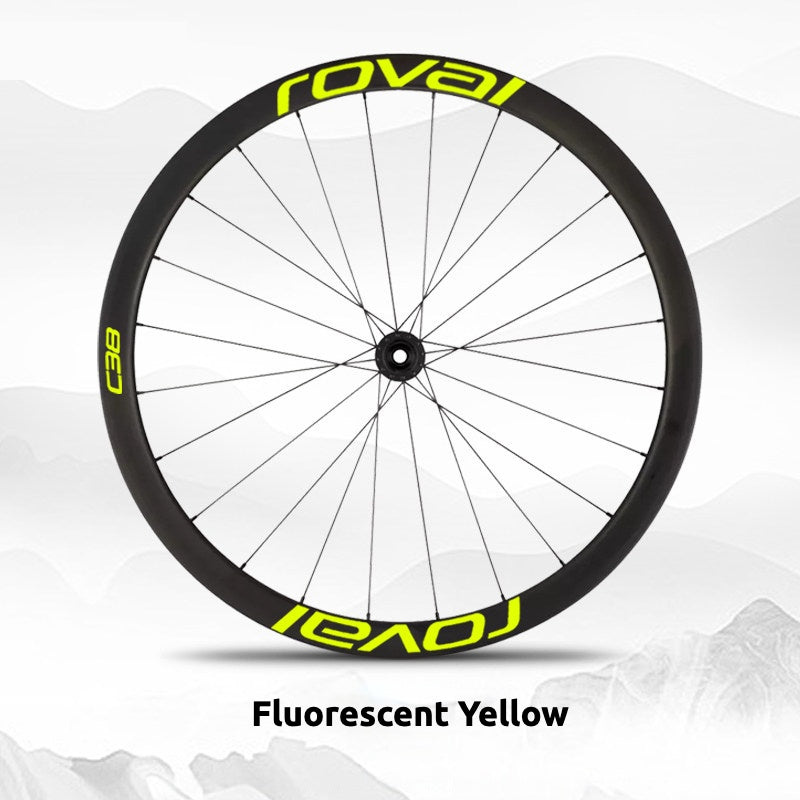 Roval C38 DISC Wheel Decals Sticker Kit for Specialized Roval Carbon Wheels