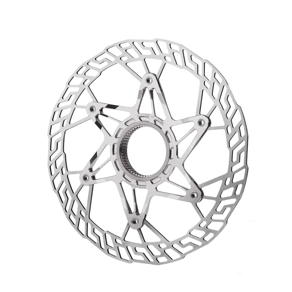 Chaser G2 Rotor de Freio a Disco Ultralight Center Lock 140/160mm | 7075 CNC + SUS420 | Atualização com Rebites de Titânio