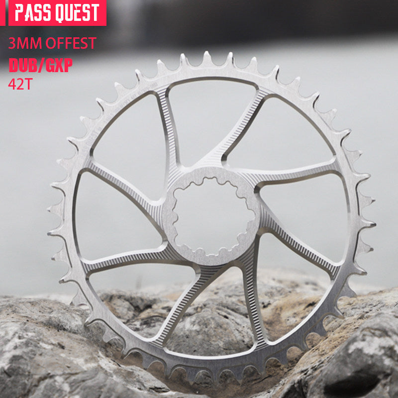 PASS QUEST 3-Bolt Direct Mount Chainring | 3mm Offset 40T–54T Narrow Wide Gravel / Road Bike