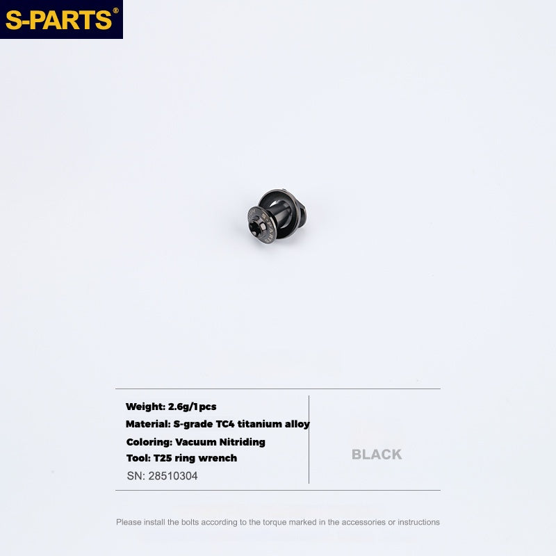 S-PARTS Liga de Titânio Adaptador de Parafuso para Grampos C eeBrakes Série