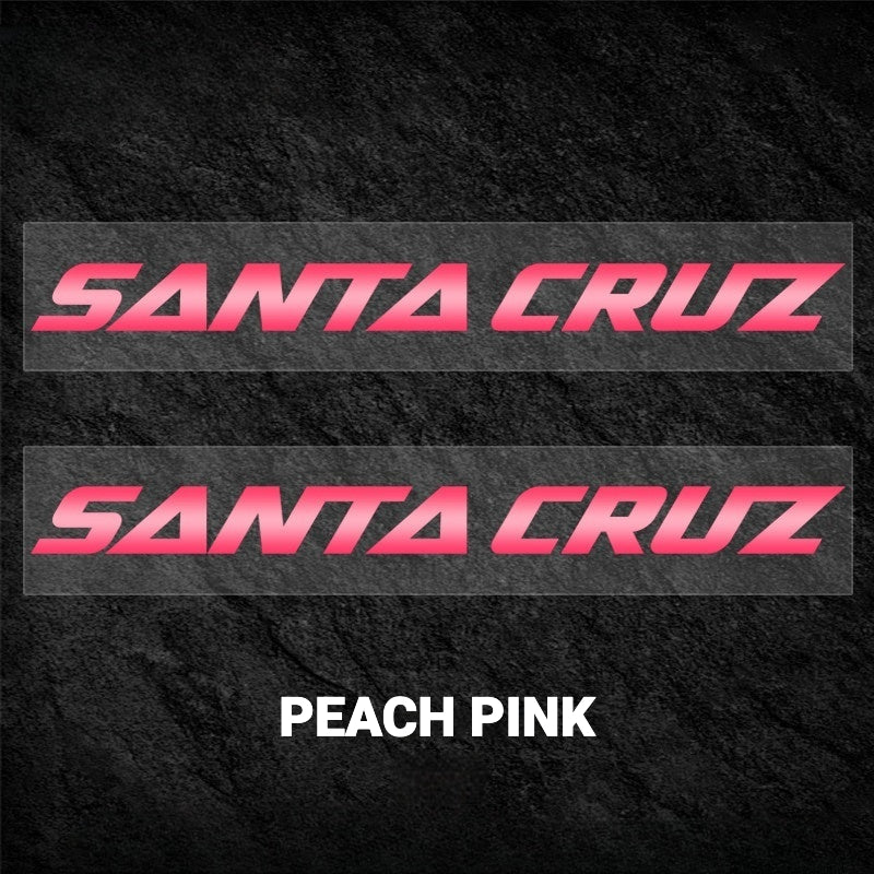 SANTA CRUZ Blur 4 Frame Logo Decal Kit | Custom Color Change MTB Sticker