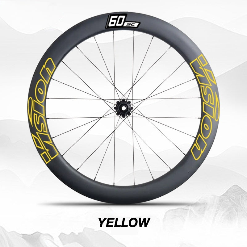 Custom Decal Kit for VISION SC60 Wheels | Road Bike Carbon Rim Wrap Stickers(Complete Wheelset Decal Kit + Spare Set)