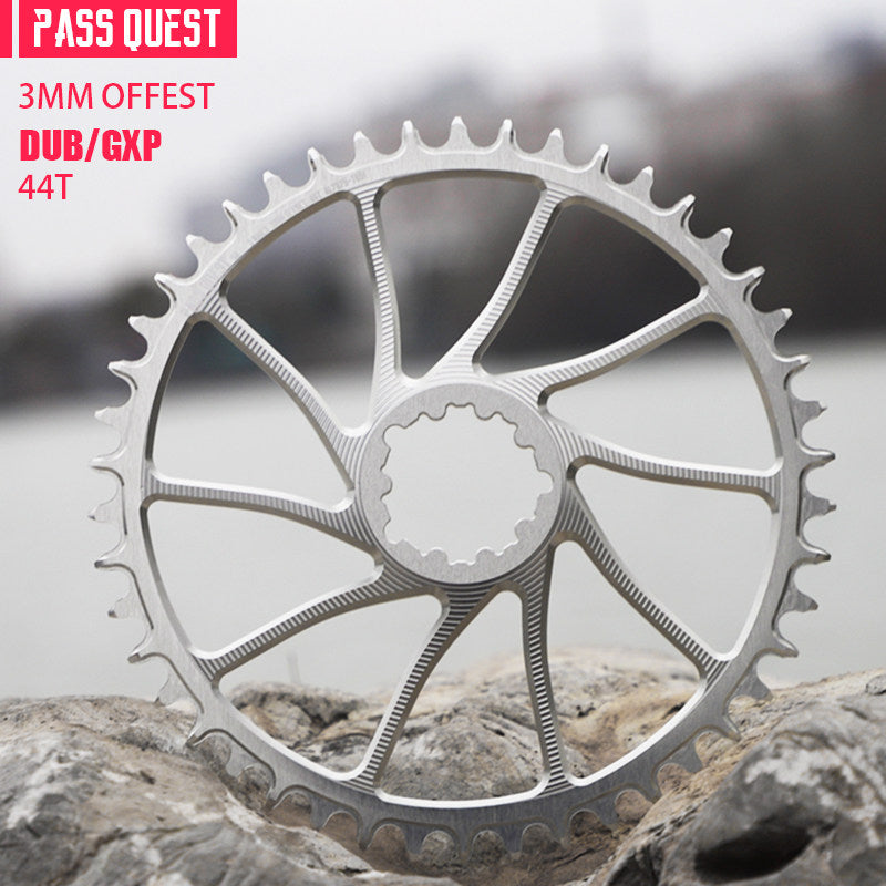PASS QUEST 3-Bolt Direct Mount Chainring | 3mm Offset 40T–54T Narrow Wide Gravel / Road Bike