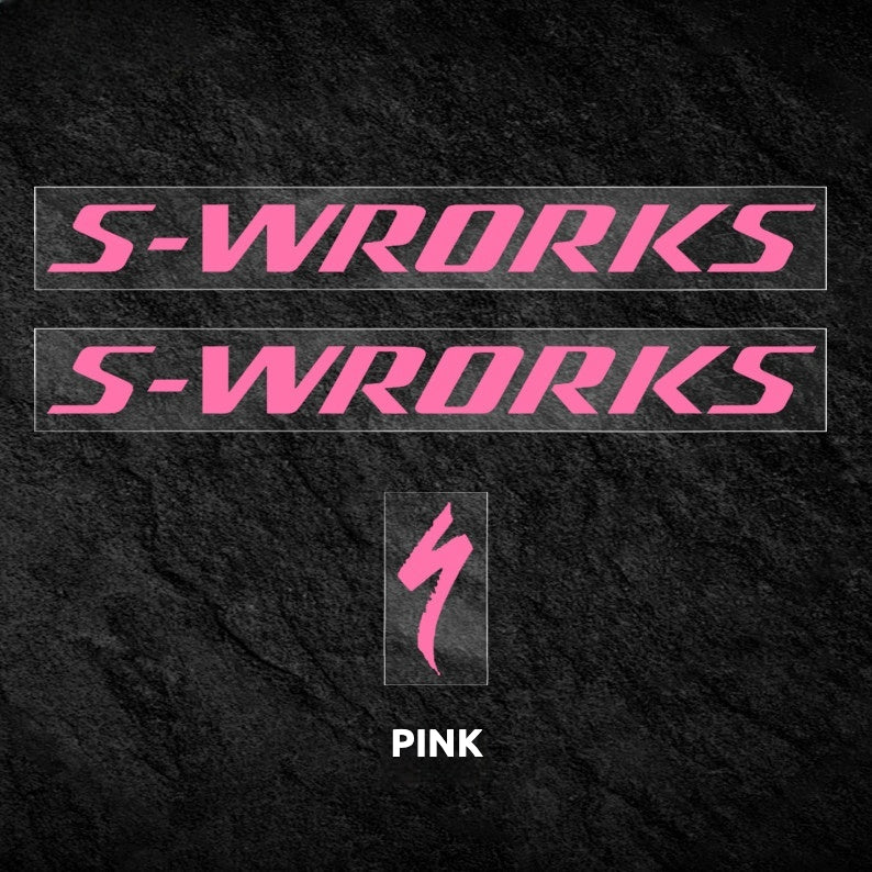 Autocollant de décalcomanie personnalisé pour cadre S-Works SL7 | Autocollant personnalisé imperméable pour cadre de vélo de route
