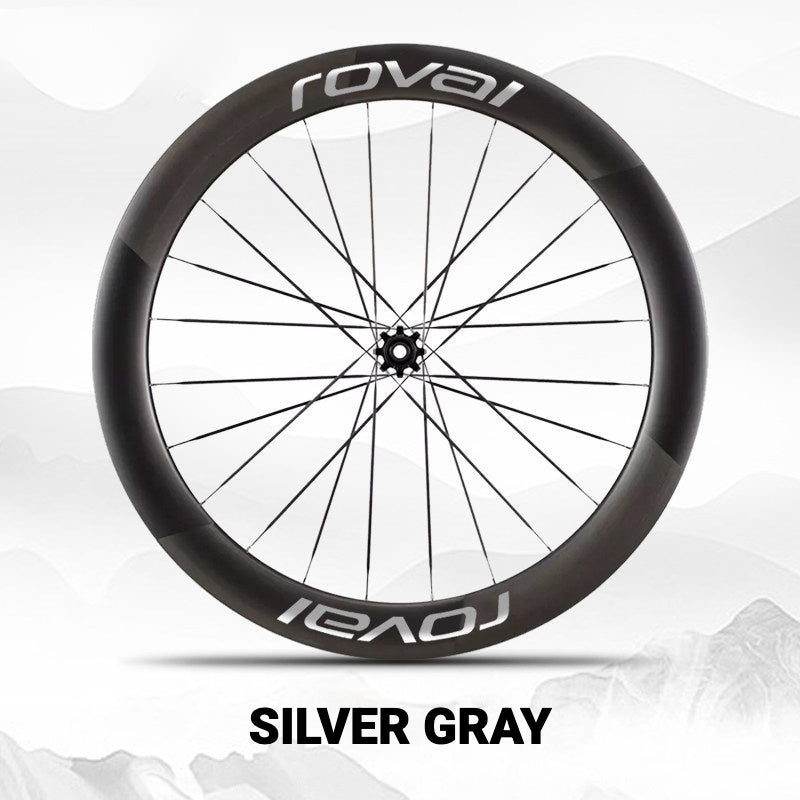 Roval Rapide CL III Wheel Decals | Custom Carbon Wheel Logo Color Change Stickers