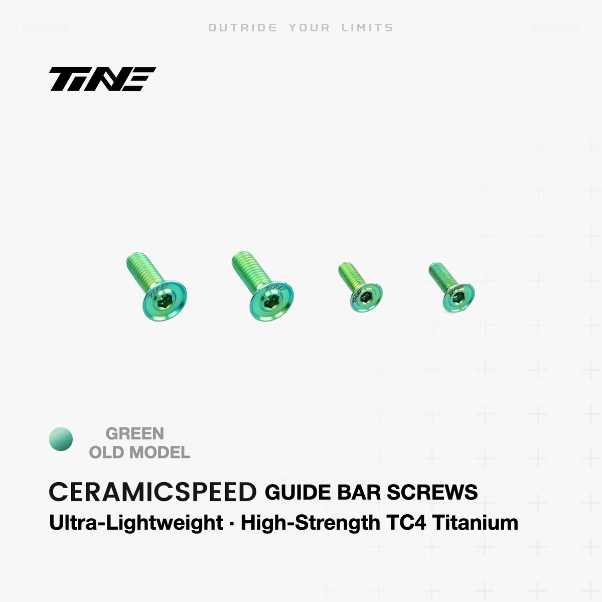 TiNE Titanium Guide Pulley Screws – CERAMICSPEED OSPW Compatible