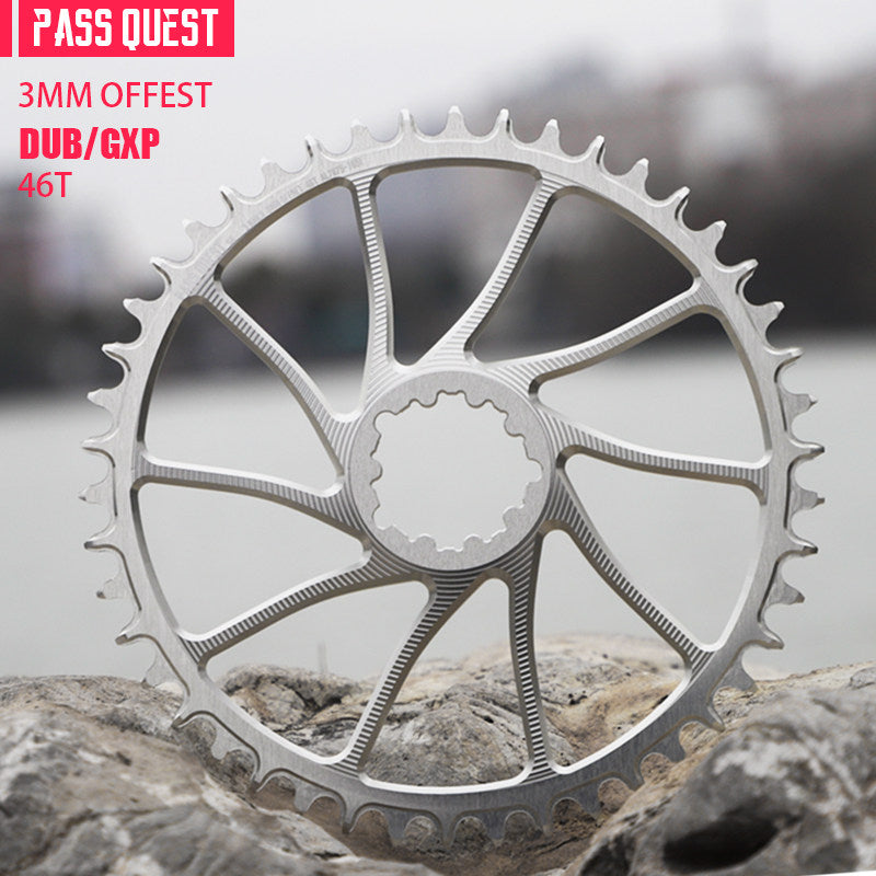 PASS QUEST 3-Bolt Direct Mount Chainring | 3mm Offset 40T–54T Narrow Wide Gravel / Road Bike