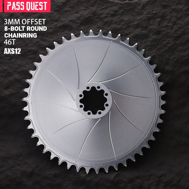 PASS QUEST SRAM AXS 8-Bolt Direct Mount Narrow-Wide Chainring | 3mm Offset 40T–54T